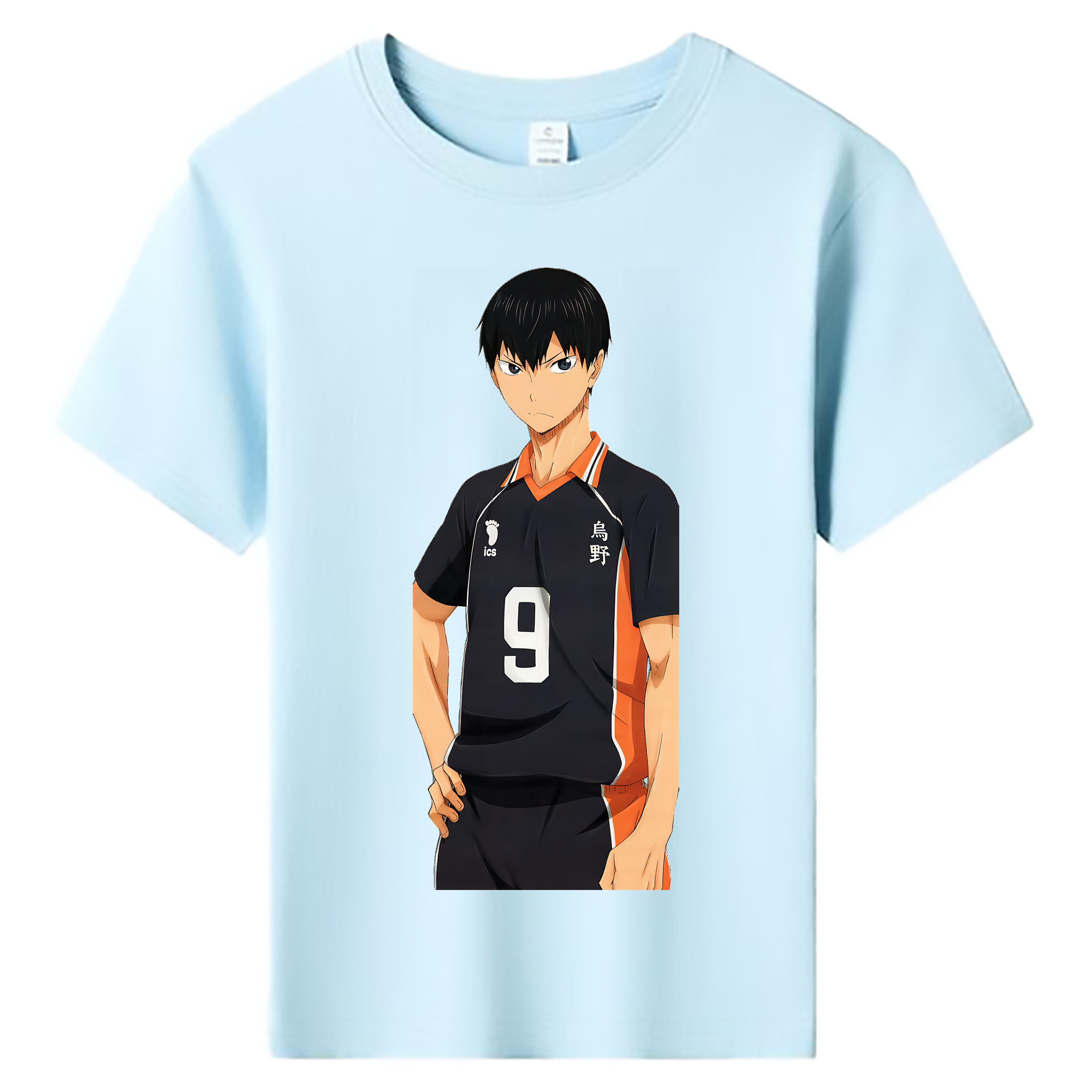 （画像用） ハイキュー!! Haikyu!! 綿100％キッズTシャツ（フロントプリント）